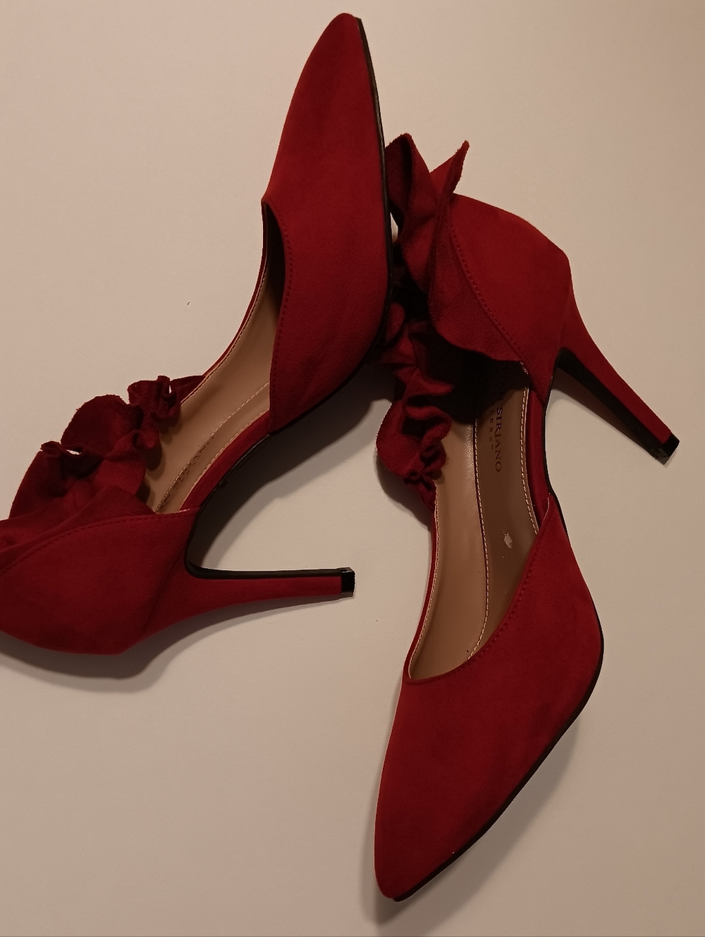 Red Velvet High Heels